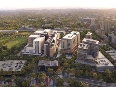 Rendering of Jim Pattison Medical Campus