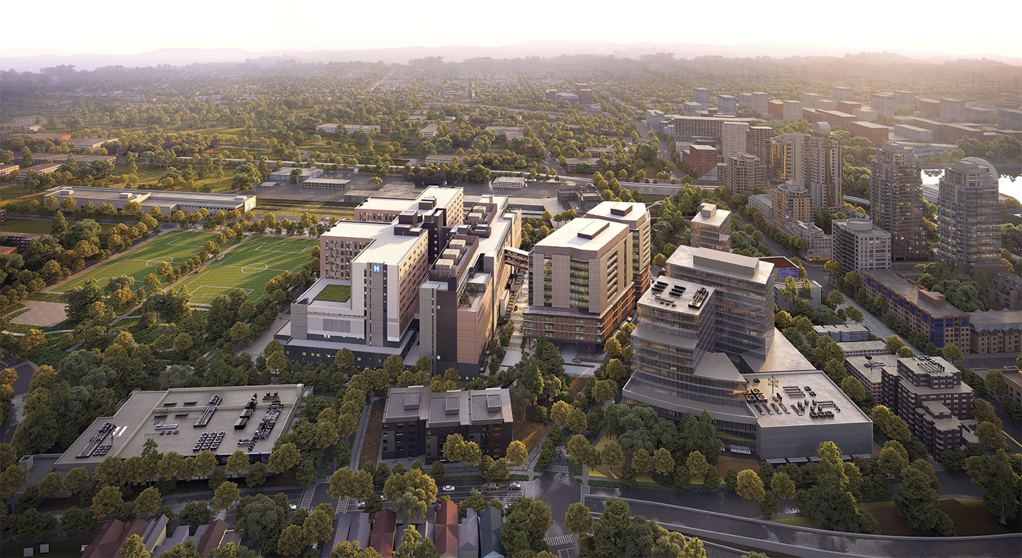 Rendering of Jim Pattison Medical Campus