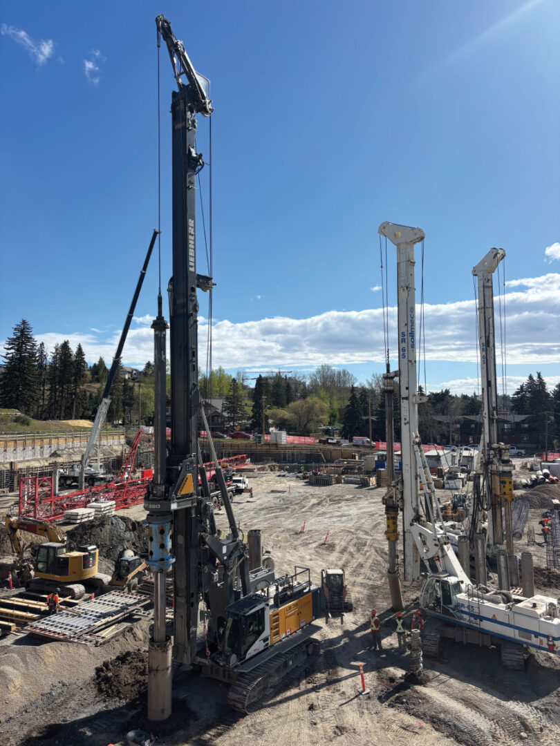 Aerial view of Bethany Care Society foundation construction