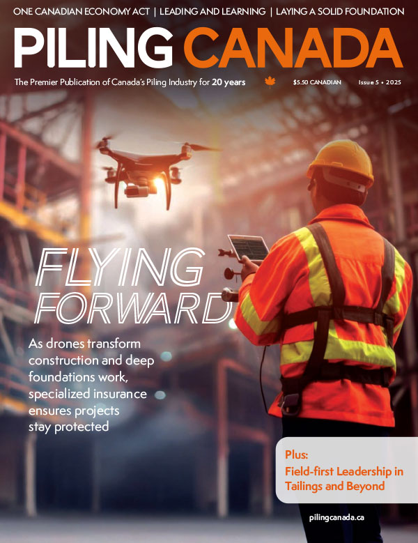 Cover of Piling Canada Magazine, Issue 5