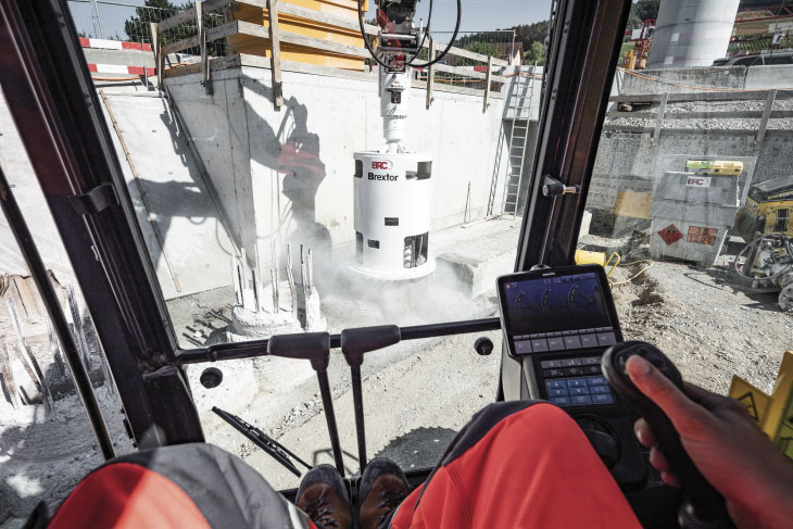 View from operators chair