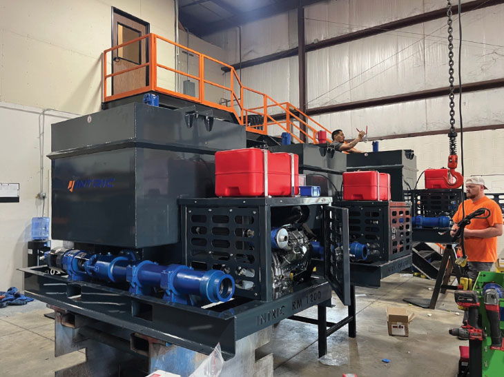 AMS 500 mixing station