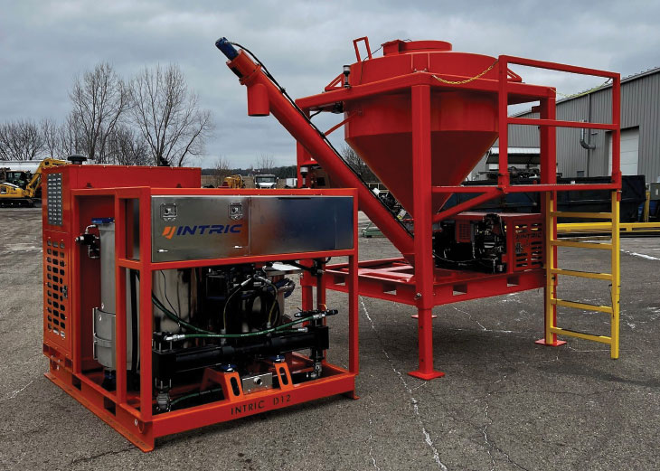 INTRIC RM 1200 series unit under construction