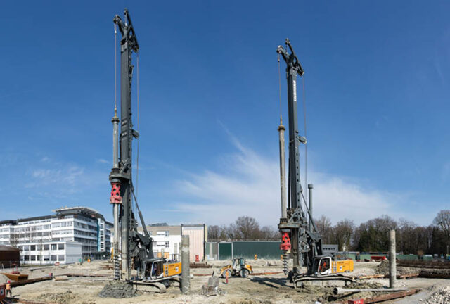 Liebherr drilling rigs deployed for plant expansion at Airbus Defence ...