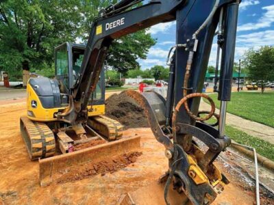John Deere excavator