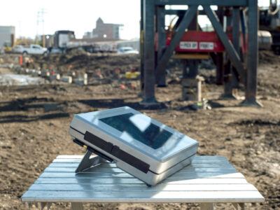 Pile Driving Analyzer Dynamic Load Testing on the jobsite