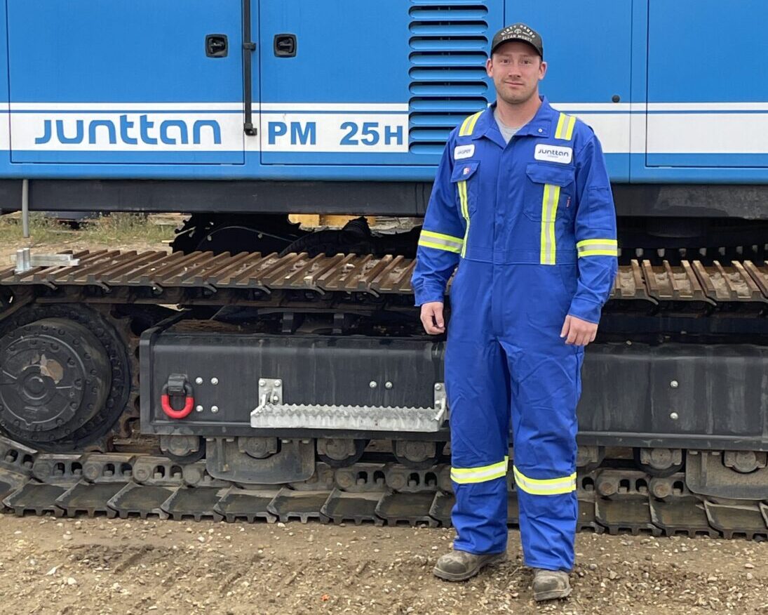 Junttan Canada technician Jasper Graham