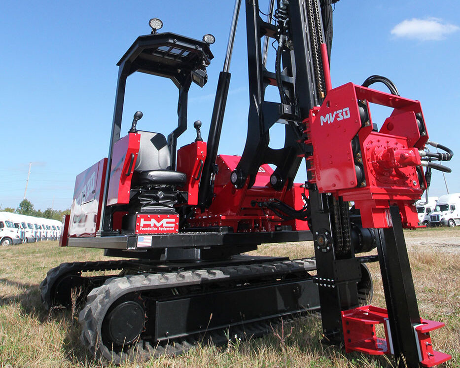 HMC’s state-of-the-art pile driver