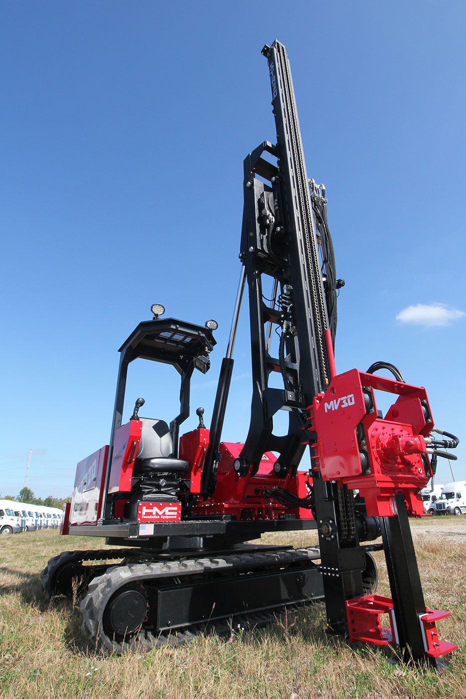 HMC’s state-of-the-art pile driver