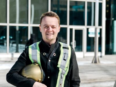 Connor Chow, graduate of Saskatchewan Polytechnic’s Bachelor of Construction Management program
