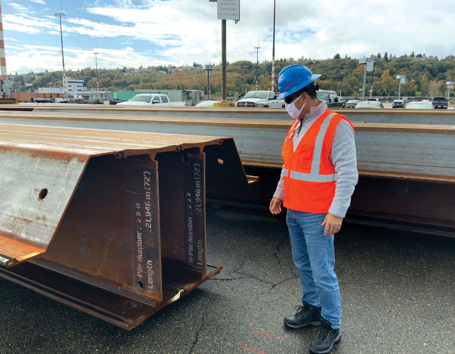 Dean Abbondanza at project site