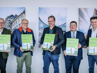 Recipients posing with EPD's in hand