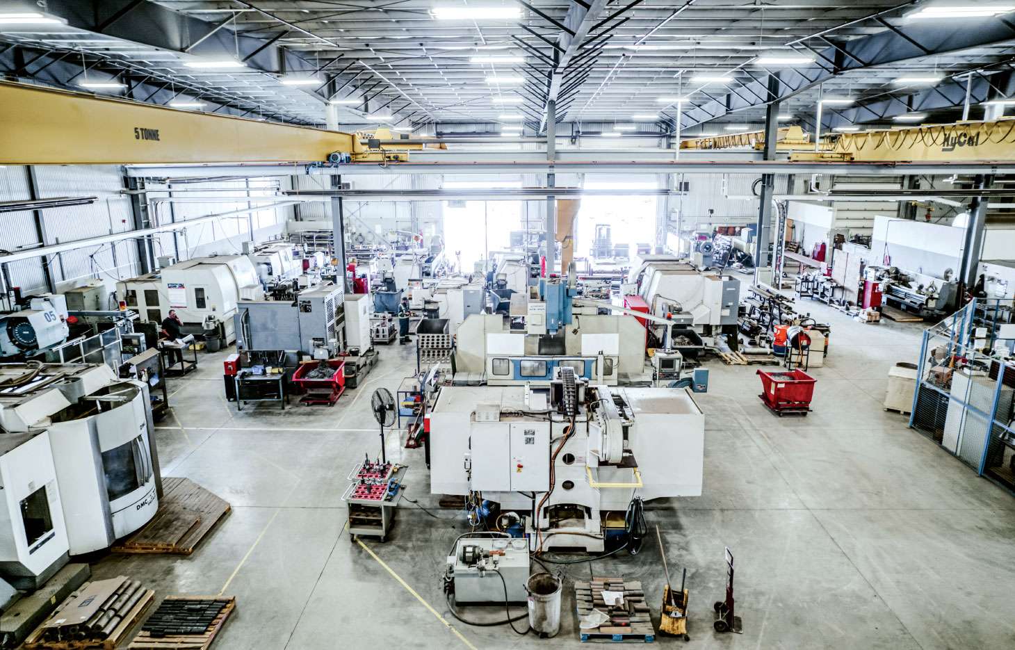 Interior of facility