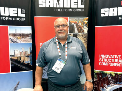 John Mitchell at trade show booth