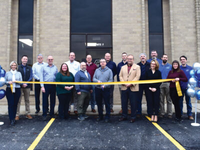 Group photo at ribbon cutting ceremony