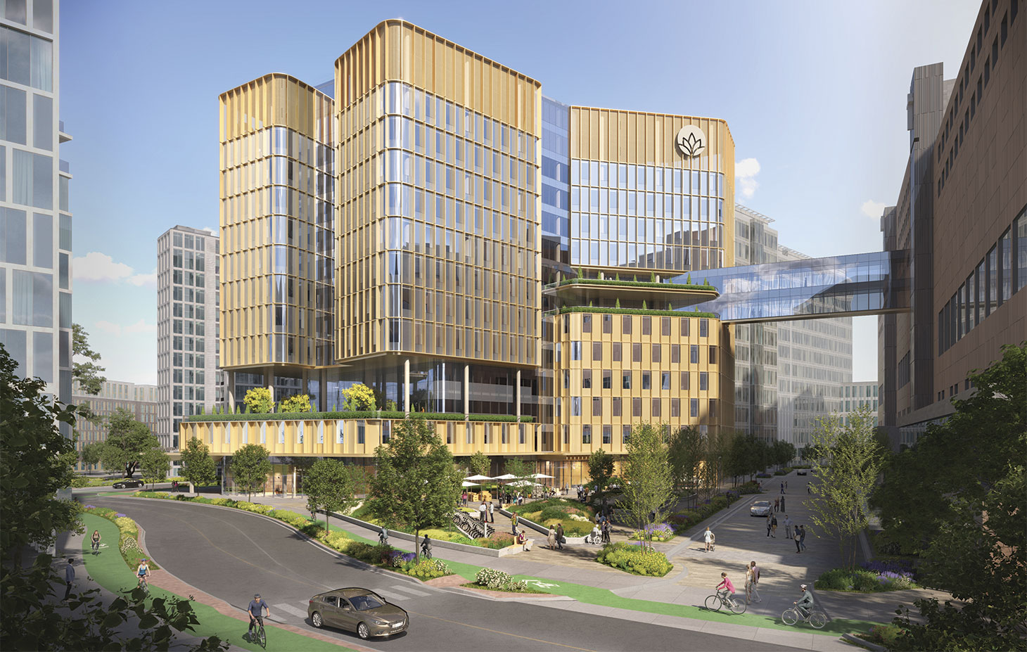 Rendering of Clinical Support and Research Centre
