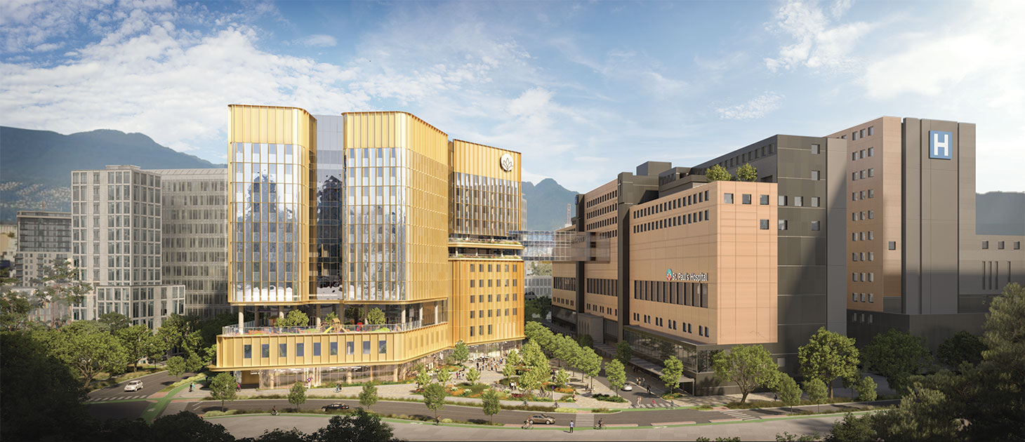 Rendering of St. Paul's Hospital