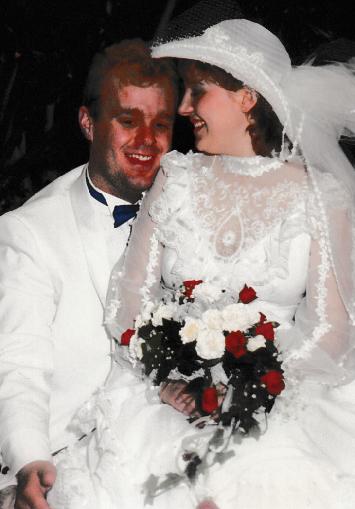 Kevin Sharp wedding photo