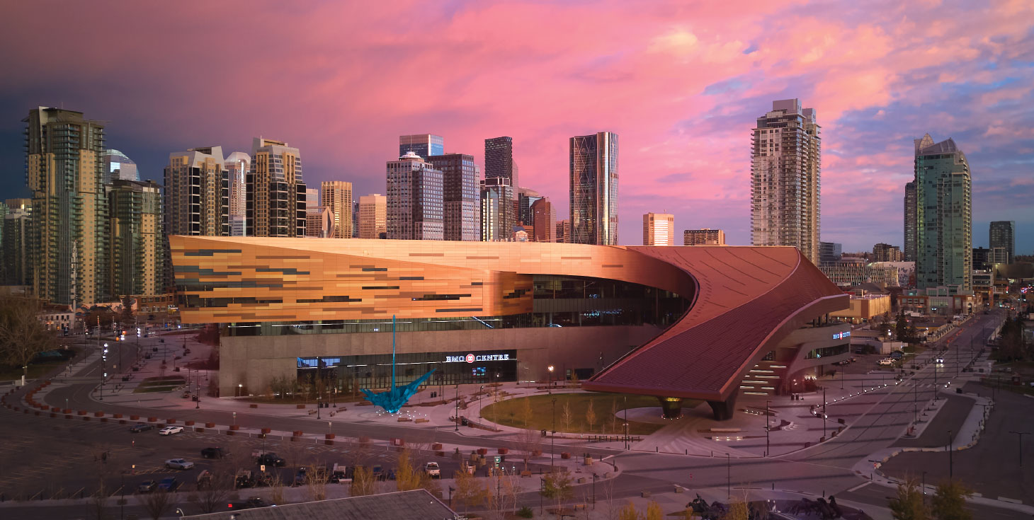 Artist rendering of BMO expansion at dusk