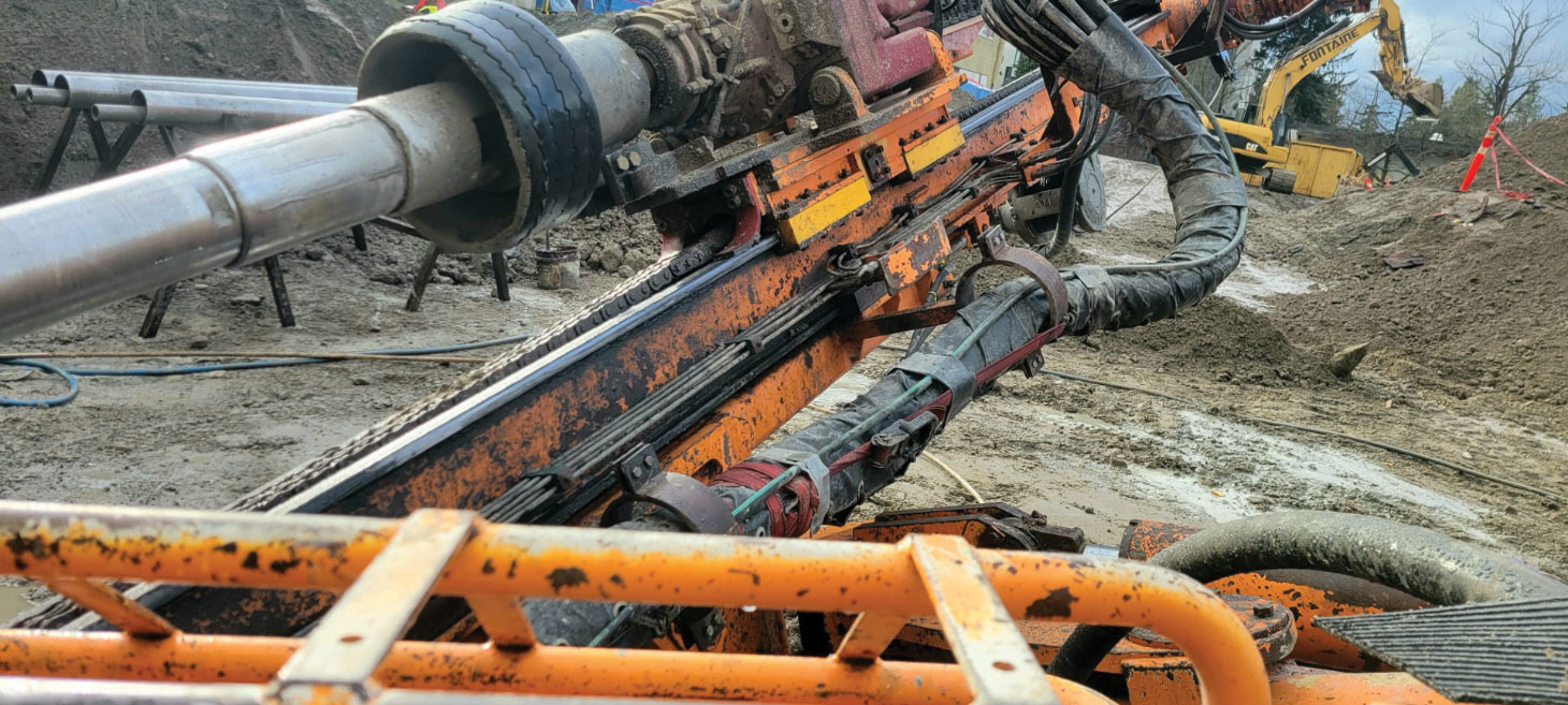 Various heavy equipment