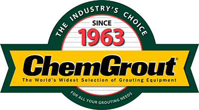 ChemGrout. The industry's choice since 1963 for all your grouting needs.