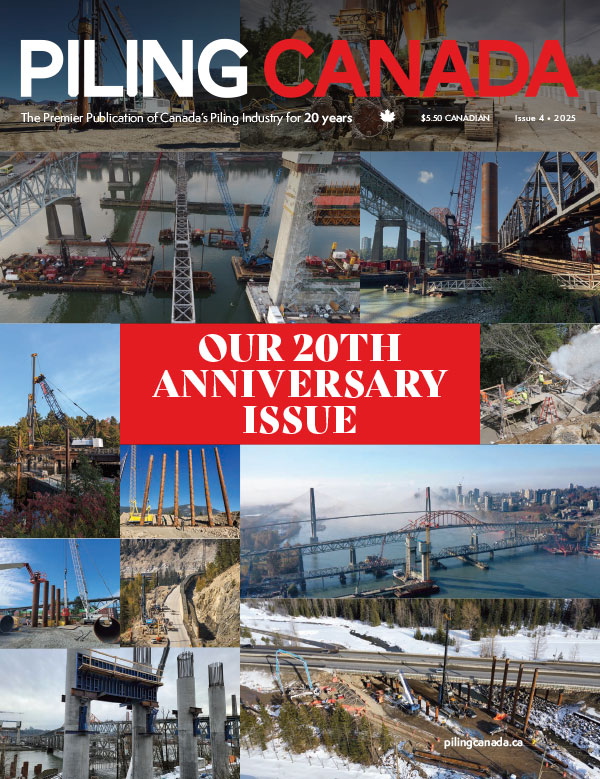 Cover of Piling Canada, issue 4, 2025