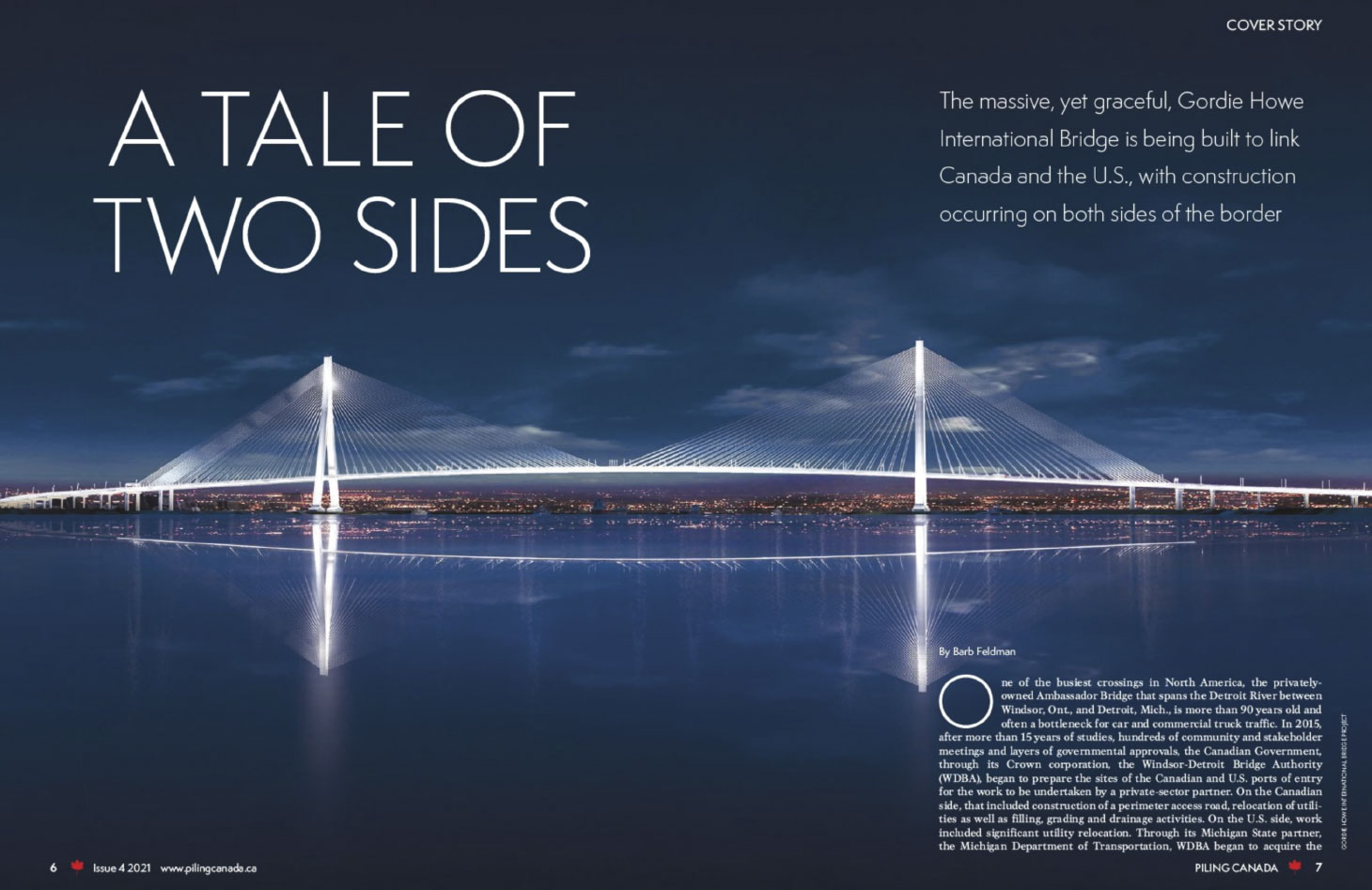 A Tale of Two Sides page spread