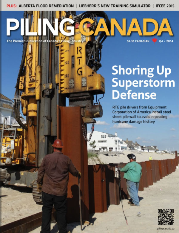 Cover of Piling Canada Issue 4, 2014