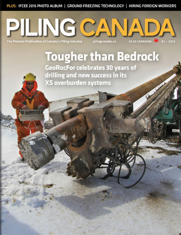 Cover of Piling Canada Issue 2, 2015