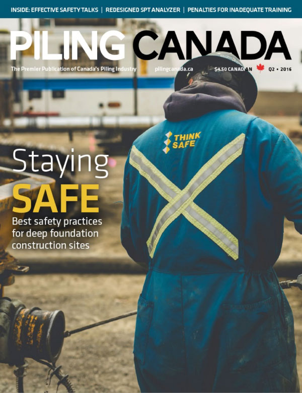Cover of Piling Canada Issue 2, 2016