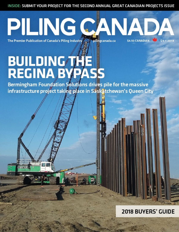 Cover of Piling Canada Issue 3, 2018