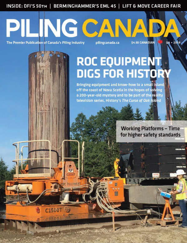 Cover of Piling Canada Issue 3, 2019