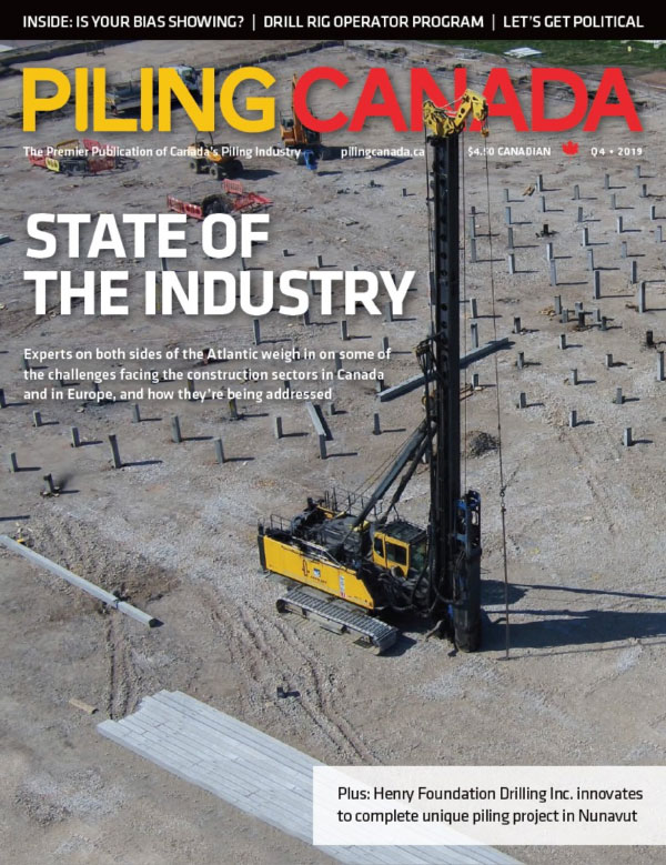 Cover of Piling Canada Issue 4, 2019