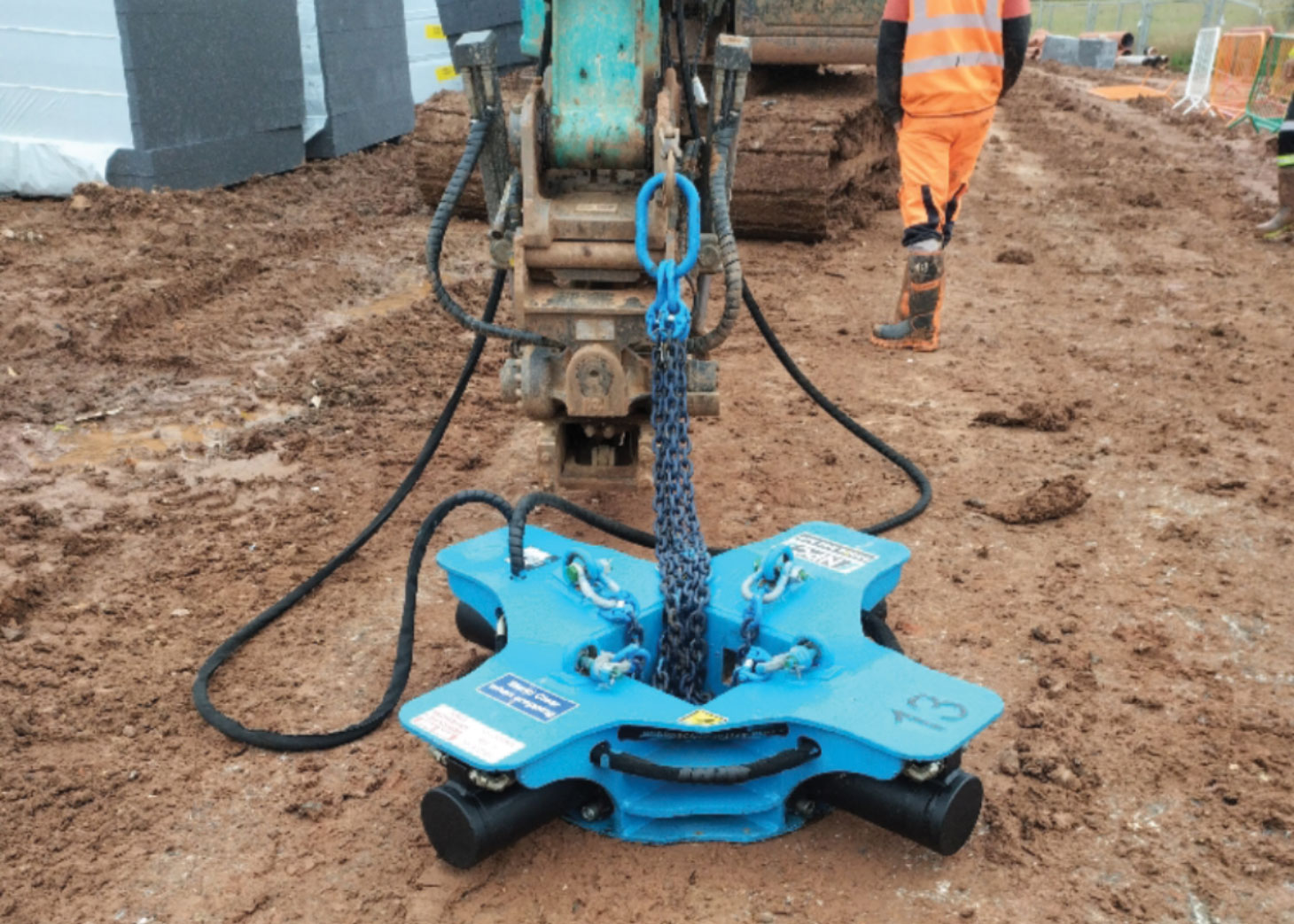 MultiBar Cropper on ground