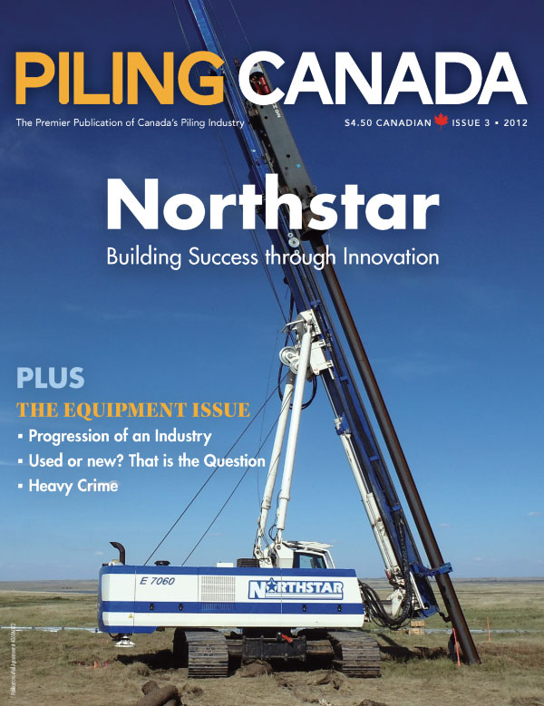 Cover of Piling Canada Issue 3, 2012