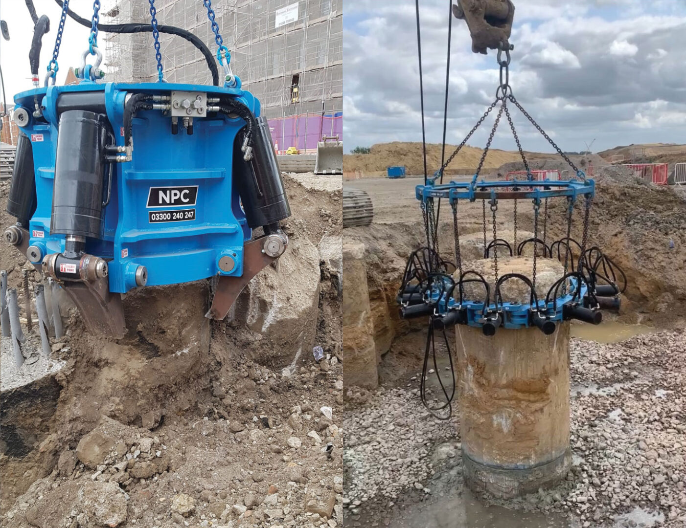 Pile Chisel New chisels cutting edge technology power upgrade for NPC pile croppers ...