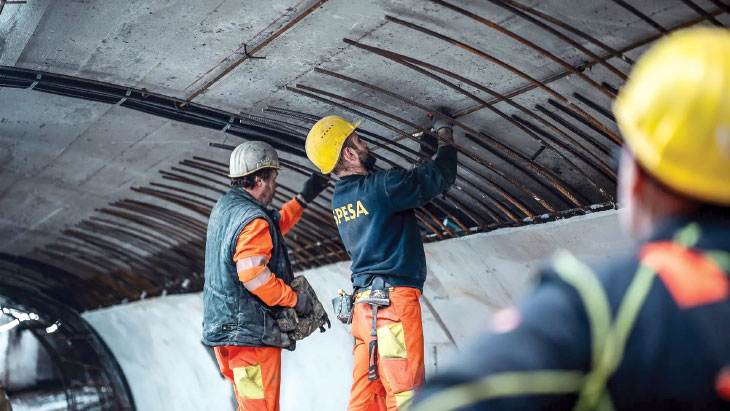 Construction underway in Holzminde tunnel