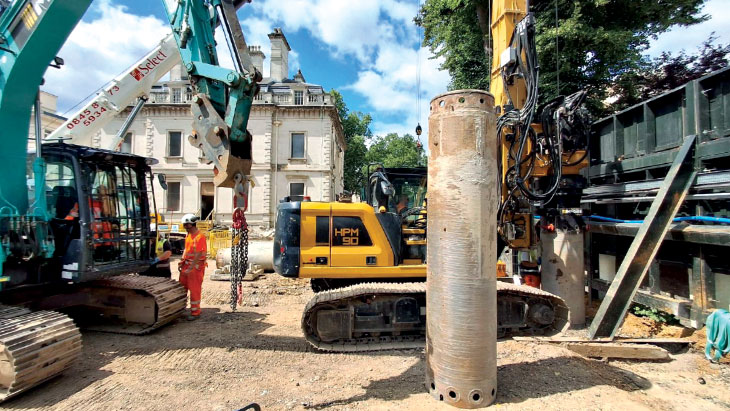 HPM90 CWS on construction site