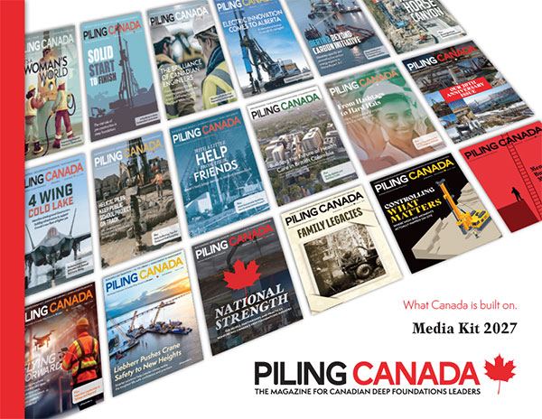 Cover of 2027 Piling Canada Media Kit