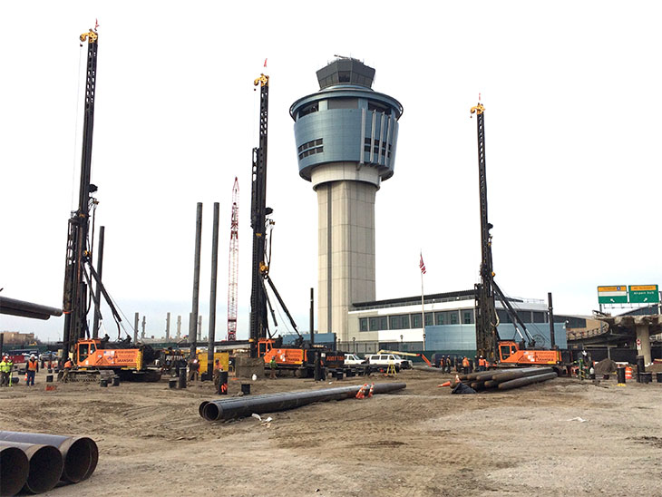 Junttan rigs working construction at La Guardia Airport