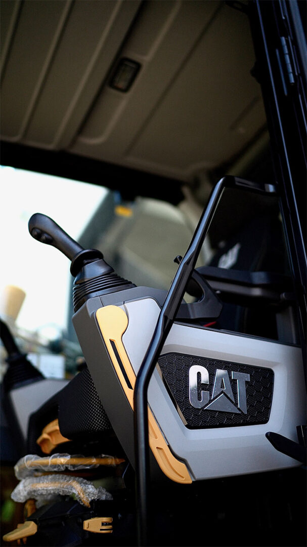 CAT logo in interior of HPM SP16