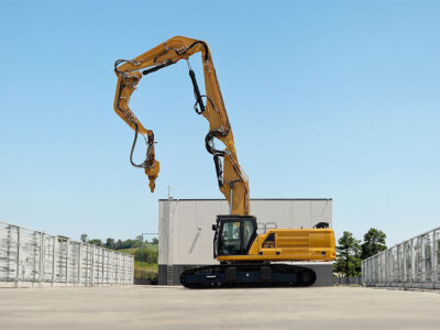 Side profile of HPM SP16 in yard